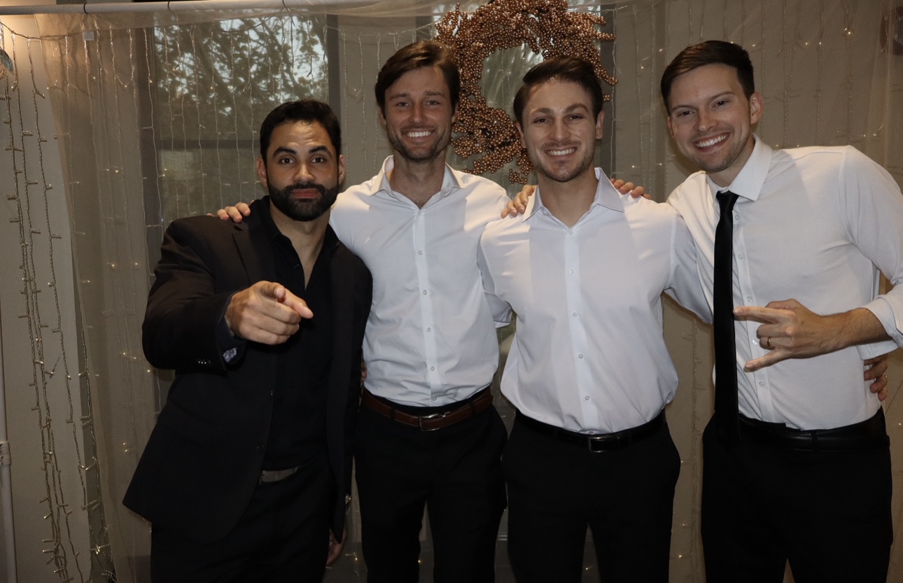 Pool Party Band in formal attire