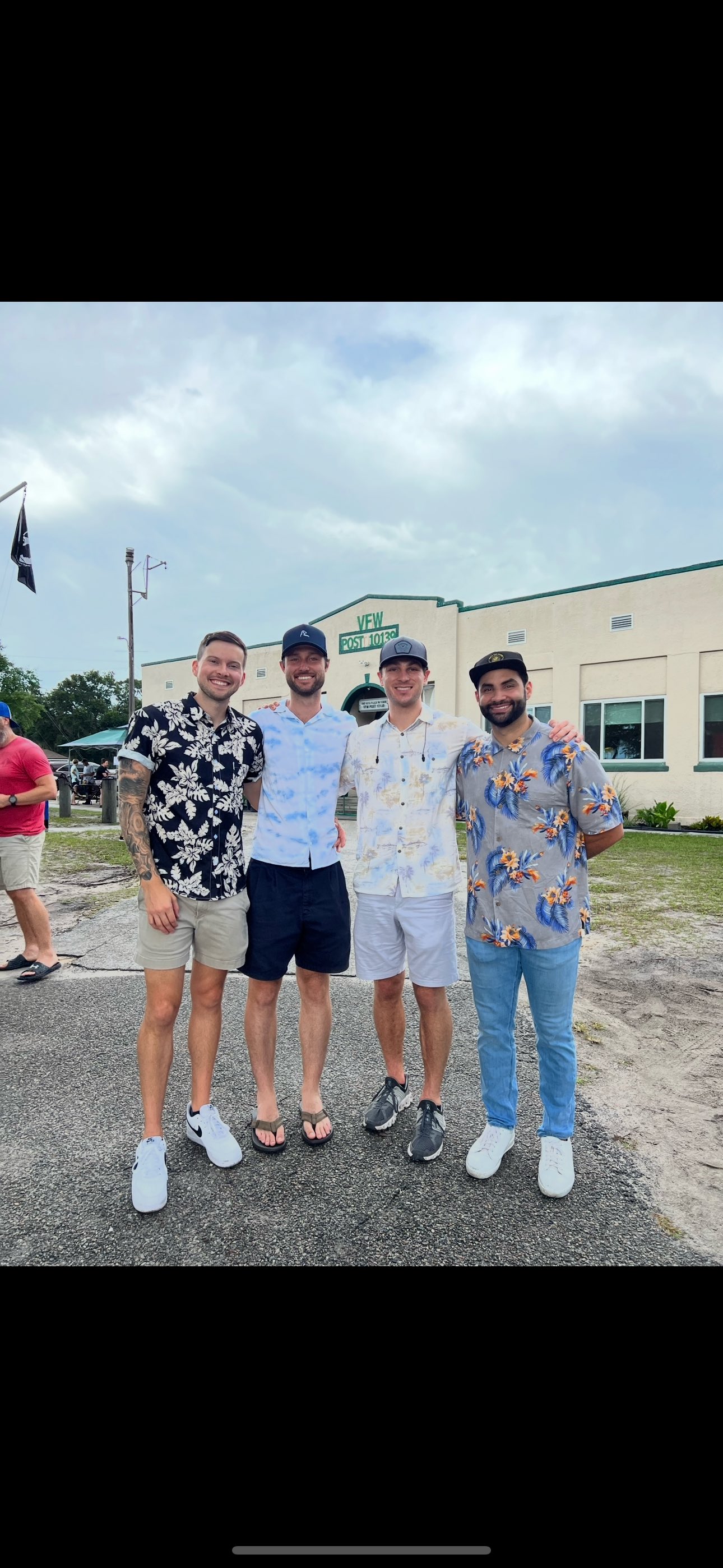 Pool Party Band in Hawaiian shirts